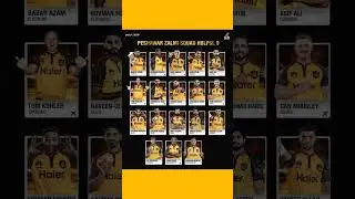 Peshawar Zalmi Squad 2024 | Peshawar Zalmi PSL 9 Squad | PSL 9