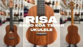 Risa UKA-KOA Solid Koa Tenor Ukulele Demo/Review at Aloha City Ukes