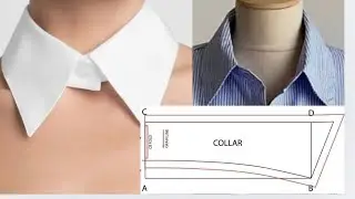 HOW TO DRAFT A SHIRT COLLAR PATTERN/DETAILED