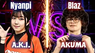 SF6 High-Level | Nyanpi (A.K.I.) vs Blaz (Akuma) + LeShar (Ed)