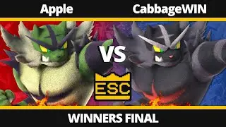 ESC 37 - Winners Final - Apple (Incineroar) Vs. CabbageWIN (Incineroar) - Tournament Mirror Match