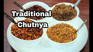 Four Types of Dry Chutney  |  4  चटण्या  ( Eng Subtitles )