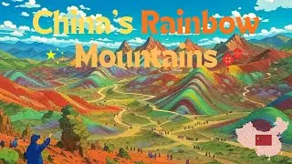 The Rainbow 🎨 Hills You Must See 🌄