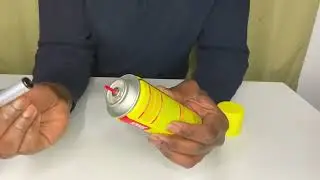 How to refill a lighter from an aerosol can 🥫🔥