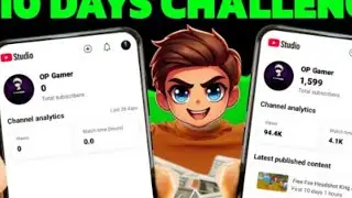 &ldquo;10 Day Challenge: Grow Your Gaming Channel from 0 Subscribers &ndash; See Real Results!&rdquo;