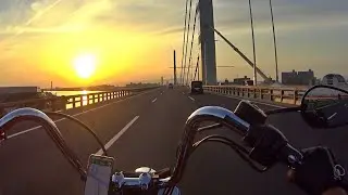 Motorcycle Touring in Japan 2022 - Route 4 Bayshore Line, Osaka, Japan