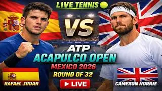 Rafael Jodar vs Cameron Norrie 🎾LIVE TENNIS ATP MEXICO OPEN 2026 | Round Of 32