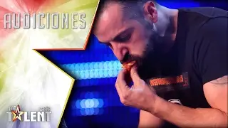 Joe se come el mundo: &iexcl;20 croquetas en menos de 2 minutos! | Audiciones 6 | Got Talent Espa&ntilde;a 2017