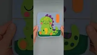 Step-by-Step Guide: Alphabet Quiet Book - Iguana Puzzle Page