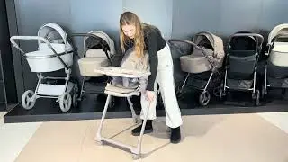 Стільчик для годування El Camino ME 1037 Crystal Nude Taupe