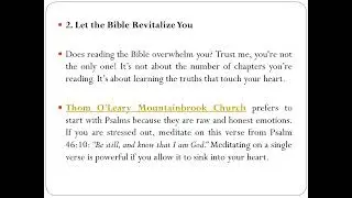 Renewing Your Faith at Mountainbrook Church: Steps to Reignite Your Spiritual Passion