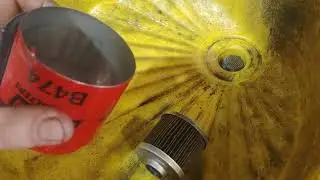 (423) putting shell t6 15w40 engine oil in Quincy qp7.5 air compressor