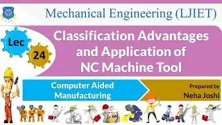 L 24 Classification and Application of NC Machine Tool | Computer Aided Manufacturing | Mechanical