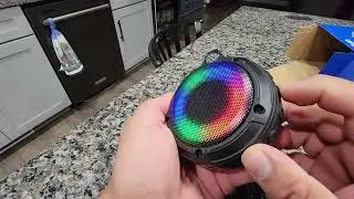 Ortizan Bluetooth Shower Speaker, IPX7 Waterproof Speaker Review, Connects quickly