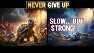 Never Give Up | Tortoise Adventure story | Life Lesson for Kids.