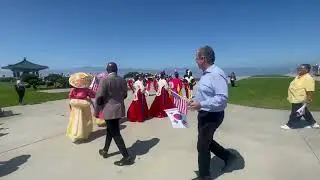 Ceremonial Procession to the Korean Friendship Bell | Drummers, Dancers & Officials (July 4th)