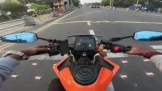 Ktm duke 390 Exhaust sound 😳 | No Voice | Chennai road | #4k #vlog #2026 #gokulmr 
