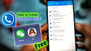 How to create free Virtual SIM Number for Wechat QQ account | Virtual sim number not showing The5911