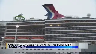 Carnival Spirit returns to Mobile