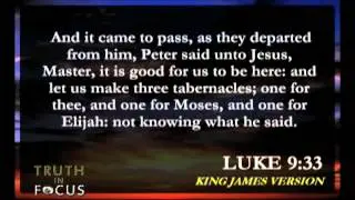 When Jesus Met Moses and Elijah