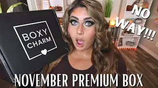 BOXY CHARM PREMIUM BOX - NOVEMBER 2021 - I'M SHOCKED! 🤯 - BEAUTY SUBSCRIPTION BOX UNBOXING!