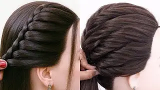 New Different Hairstyle Tutorial | Party Hairstyle for Girl | Beautiful Hairstyle for Birthday Girl