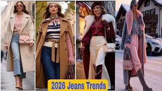 2026 Jeans Trends(Elegant and Effortless)✨💕II European Fashion & Style ❤️❤️