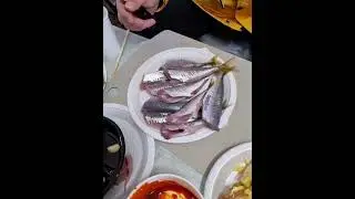 전갱이 회뜨는 전문가