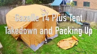 Gazelle T4 Plus Hub Tent Takedown