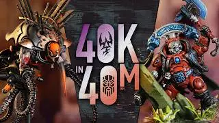 Leagues of Votann vs Drukhari Warhammer 40k in 40m