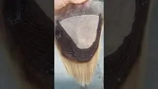 Wholesale poersh high quality double drown topper straight human hair extensions.#toppers #wigs