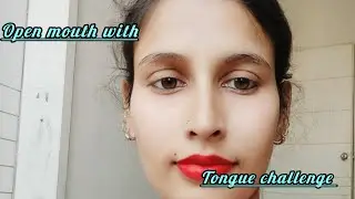 #open mouth with tongue challenge#😛#trending challenge#viral video@PampaKhanLifestyle786