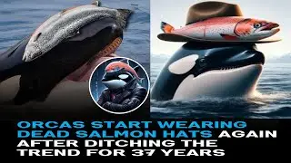 Killer Whales: The Unexpected Return of the Salmon Hat Craze #facts #ocean #whales #viral_video
