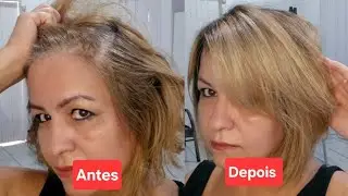 Olha Que Lindo! Cobertura De Meus Brancos E Retoque De Mechas