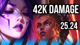 MORGANA vs MEL (MID) | 42K damage | KR Master | 25.24