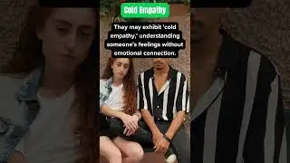 What Type of Empathy Do Narcissists Have? Understanding 'Cold Empathy! #Short