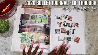aibrownsmile | 2020 Bullet Journal Flip Through! LIVE YOUR BEST LIFE