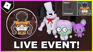 Tower Heroes - DOORS LIVE EVENT + How to get FIGURE FOLLOWER & BASEMENT STICKER! [ROBLOX]