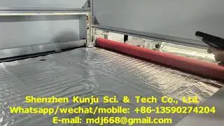 Glass Fiber Cloth Aluminum Foil Heating Sheet Cutting Machine