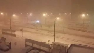 Снегопад Красноярск 2017 05 02 23 56 17