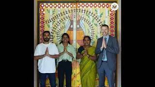 The Making Of Consul General Mike Hankey's Door Mural | Spotlighting Gond, Warli, & Lippan Art