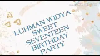 SWEET SEVENTEEN BIRTHDAY PARTY BY FLAWLESS PARTY PLANNER BALI