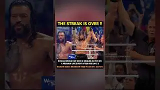 Roman Reigns won a singles match on a WWE Premium Live Event after 666 days #romanreigns #wwe