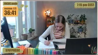 Study with me live 3 HOURS 💪 35 Days live streak #16 ✍️💬 Study motivation | 50/10