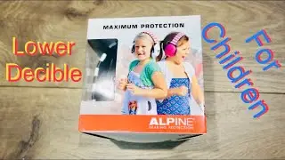 Alpine Muffy Kids Hearing Protection lower decibel pads (Unboxing)