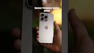 Recover permanently deleted photos from iPhone