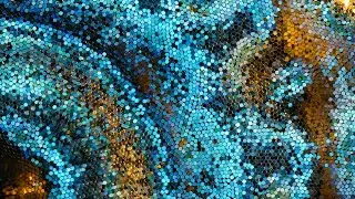 Water Cymatics 〰️ Faraday Waves & Glitter