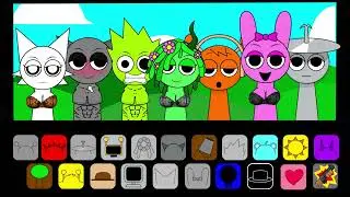 Incredibox Sprunki Sinner Edition But EVERYONE's KISSING! SUS KISS MOD - All Reactions