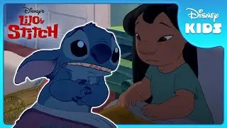 🌙 Stitch&rsquo;s Nighttime Adventure | Lilo and Stitch | Disney Kids