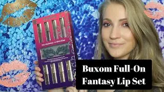 Buxom Full-On Fantasy Mini Lip Plumping Set Swatches + First Impressions/Review